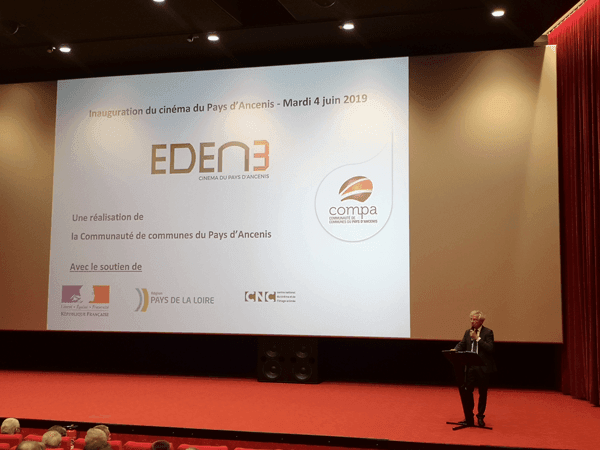 Inauguration de l'Eden 3 à Ancenis