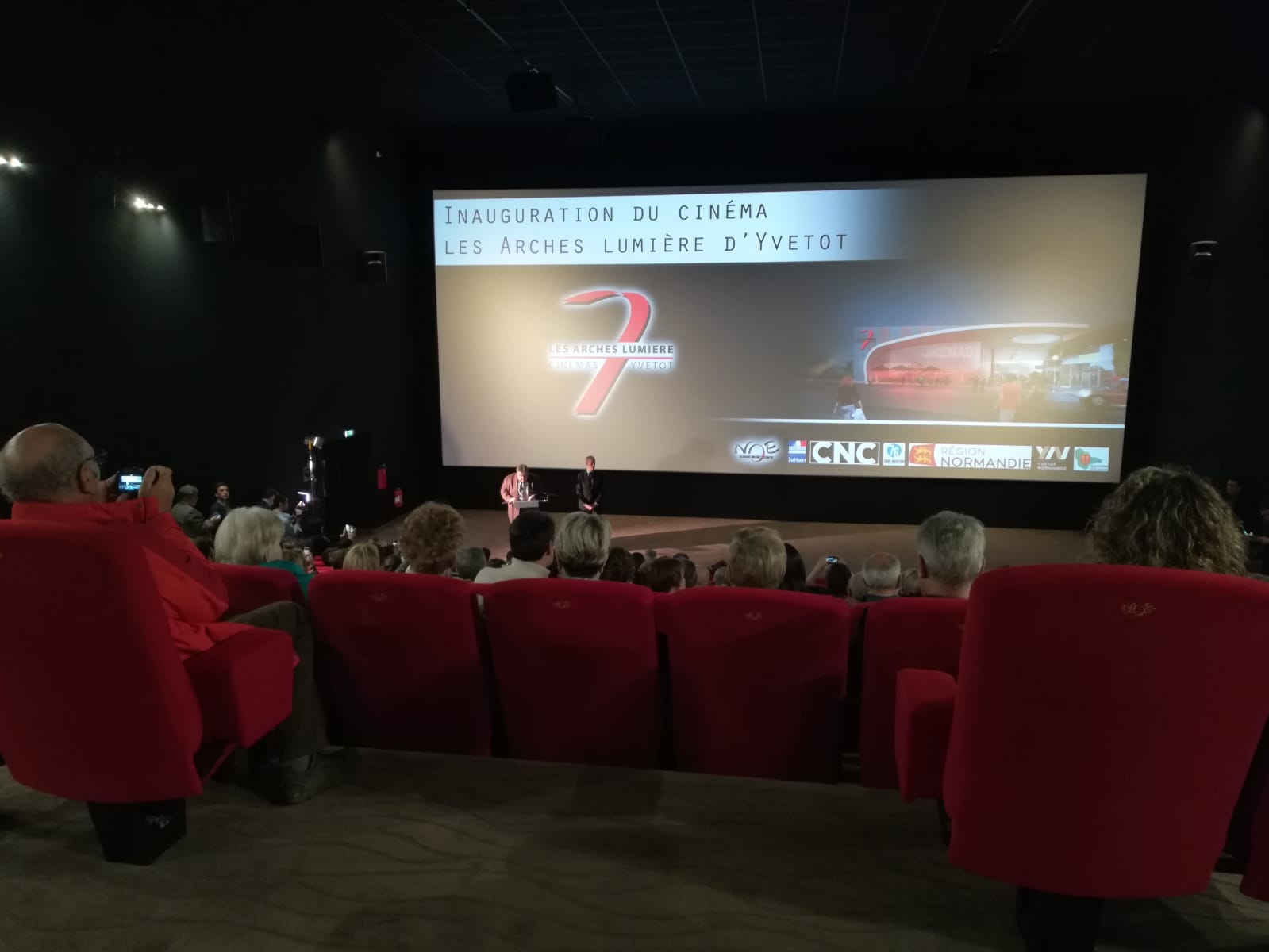 Inauguration du Cinéma Les Arches Lumière - Yvetot