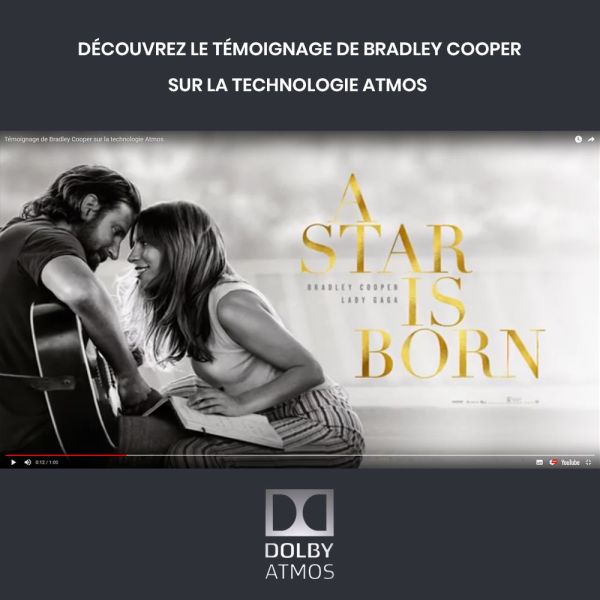 Témoignage de Bradley Cooper sur la technologie Atmos 
