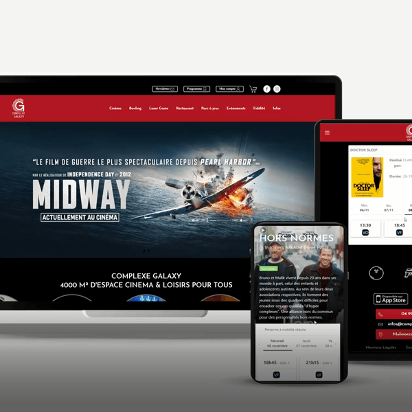 Découvrez les premiers sites web réalisés par CDS 