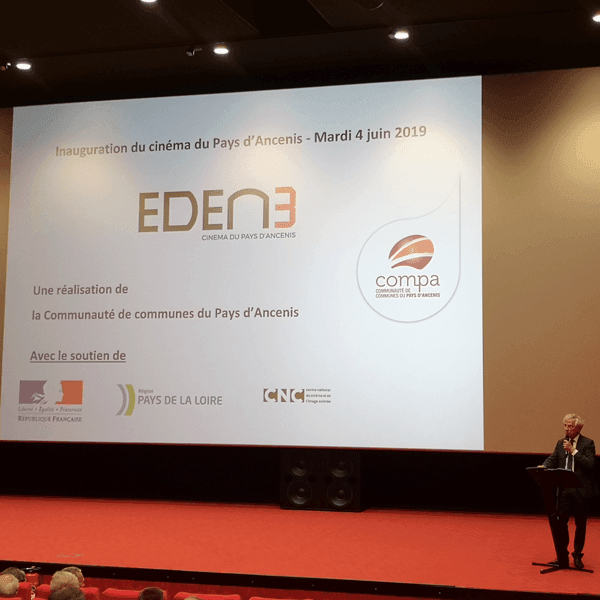 Inauguration de l'Eden 3 à Ancenis