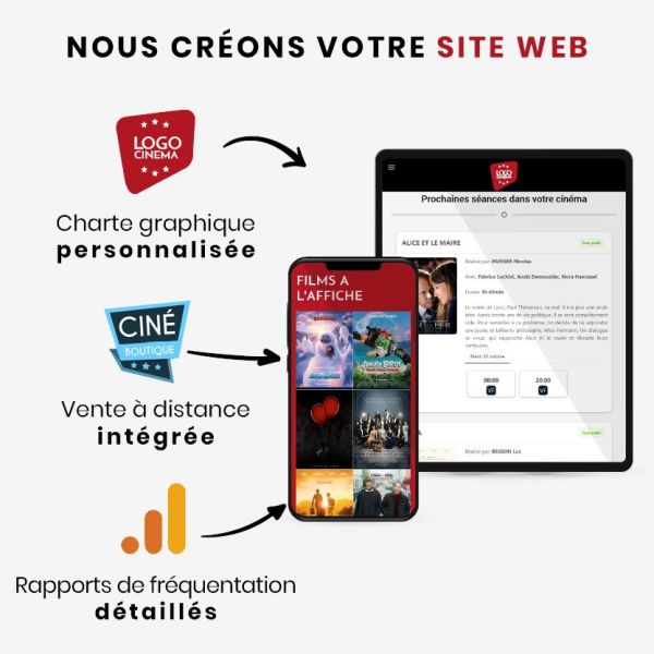 Nous créons votre site web