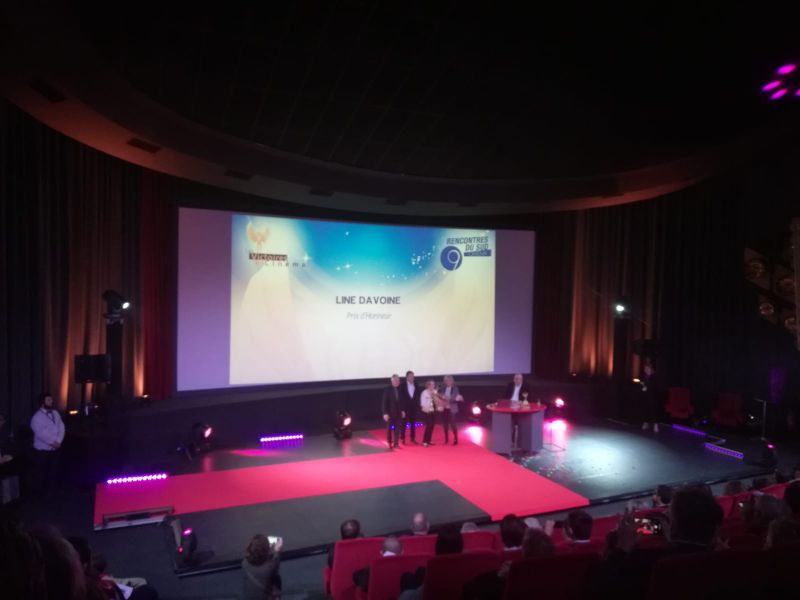 Félicitations à Line Davoine qui reçoit une Victoire du Cinéma à l'occasion des 9èmes Rencontres Du Sud Cinéma !