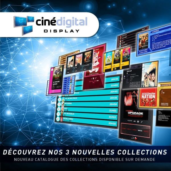 Nouvelles collections de design Ciné Digital Display 